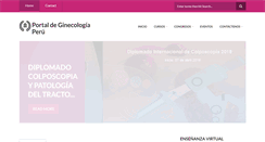 Desktop Screenshot of ginecologiaperu.com